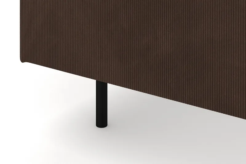 Menard 6-personers Venstrevendt L-formet Hjørnesofa i Manchester - Brun - Møbler - Sofaer - Hjørnesofa