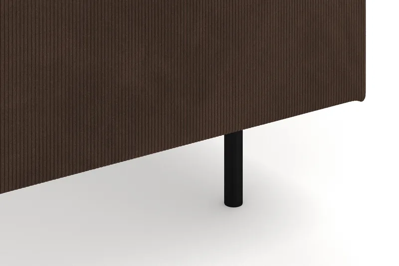 Menard 6-personers Højrevendt L-formet Hjørnesofa i Manchester - Brun - Møbler - Sofaer - Hjørnesofa