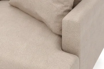 Menard 6-personers Venstrevendt L-formet Hjørnesofa i Stof - Beige - Møbler - Sofaer - Hjørnesofa