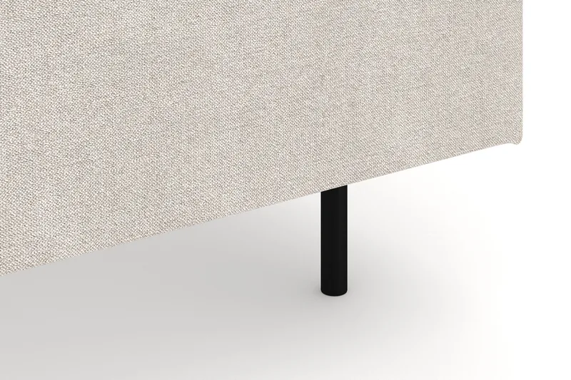 Menard 6-personers Højrevendt L-formet Hjørnesofa i Stof - Beige - Møbler - Sofaer - Hjørnesofa