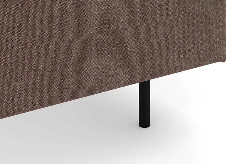 Menard 6-personers Højrevendt L-formet Hjørnesofa i Stof - Brun - Møbler - Sofaer - Hjørnesofa