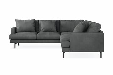 Menard 6-personers Venstrevendt L-formet Hjørnesofa i Manchester - Grå - Møbler - Sofaer - Hjørnesofa
