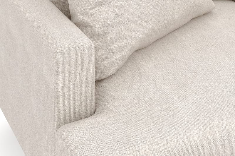 Menard 6-personers Højrevendt L-formet Hjørnesofa i Stof - Beige - Møbler - Sofaer - Hjørnesofa