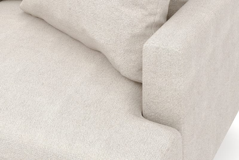 Menard 6-personers Venstrevendt L-formet Hjørnesofa i Stof - Beige - Møbler - Sofaer - Hjørnesofa