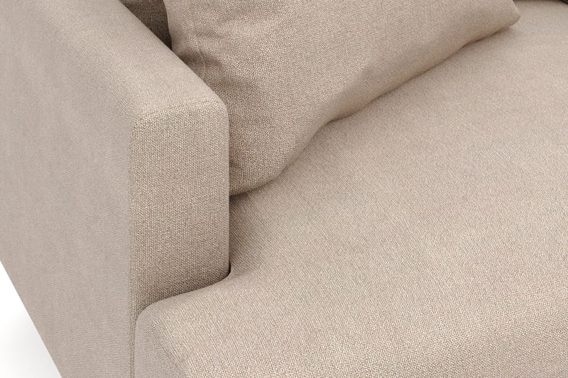 Menard 6-personers Højrevendt L-formet Hjørnesofa i Stof - Beige - Møbler - Sofaer - Hjørnesofa