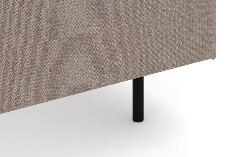 Menard 6-personers Højrevendt L-formet Hjørnesofa i Stof - Brun - Møbler - Sofaer - Hjørnesofa