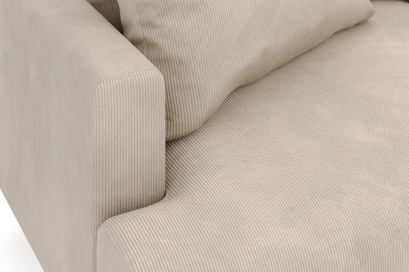 Menard 6-personers Højrevendt L-formet Hjørnesofa i Manchester - Greige - Møbler - Sofaer - Hjørnesofa