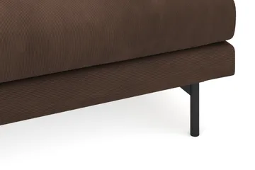 Menard dyb 4-personers sofa i manchesterfløjl - Brun - Møbler - Sofaer - 4 personers sofa
