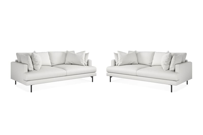 Menard Sofagruppe 4+4-personers - Hvid - Møbler - Sofaer - Sofagrupper