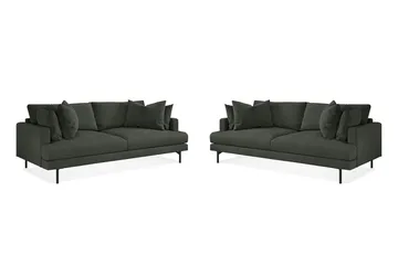 Menard Sofagruppe 4-personers + 4-personers Manchestersofa