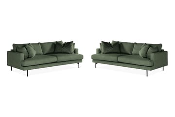 Menard Sofagruppe 4-personers + 4-personers Manchestersofa