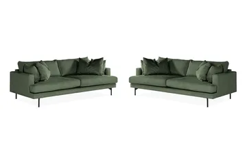 Menard Sofagruppe 4-personers + 4-personers Manchestersofa
