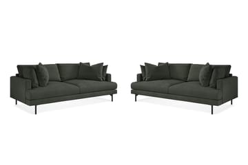 Menard Sofagruppe 4-personers + 4-personers Manchestersofa
