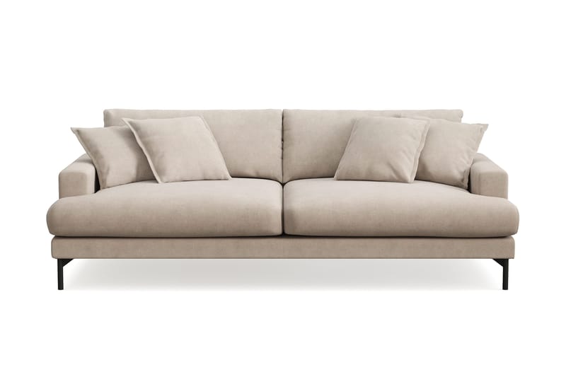 Menard Premium 4-personers dyb sofa i stof, Beige