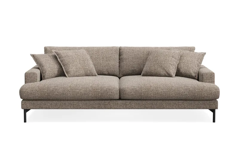 Menard Premium 4-seters Dyp Sofa i Chenille, Brun