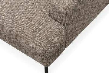 Menard Premium 5-personers venstrevendt L-formet dyb chaiselongsofa i chenille - Brun - Møbler - Sofaer - Sofa med chaiselong