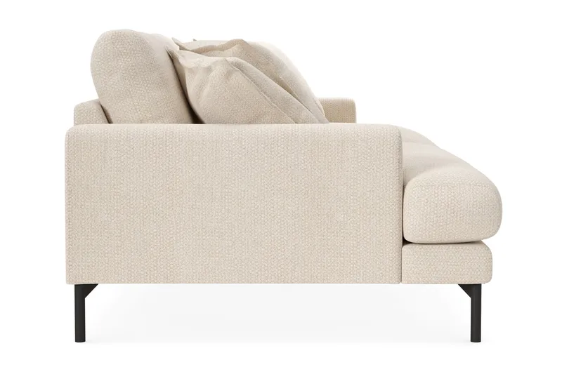 Menard Premium 4-seters Dyp Sofa i Chenille - Lys Beige - Møbler - Sofaer - 4 personers sofa