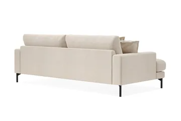 Menard Premium 4-personers dyb sofa i chenille - Lysbeige - Møbler - Sofaer - 4 personers sofa