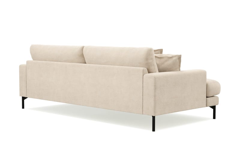 Menard Premium 4-personers dyb sofa i chenille - Beige - Møbler - Sofaer - 4 personers sofa