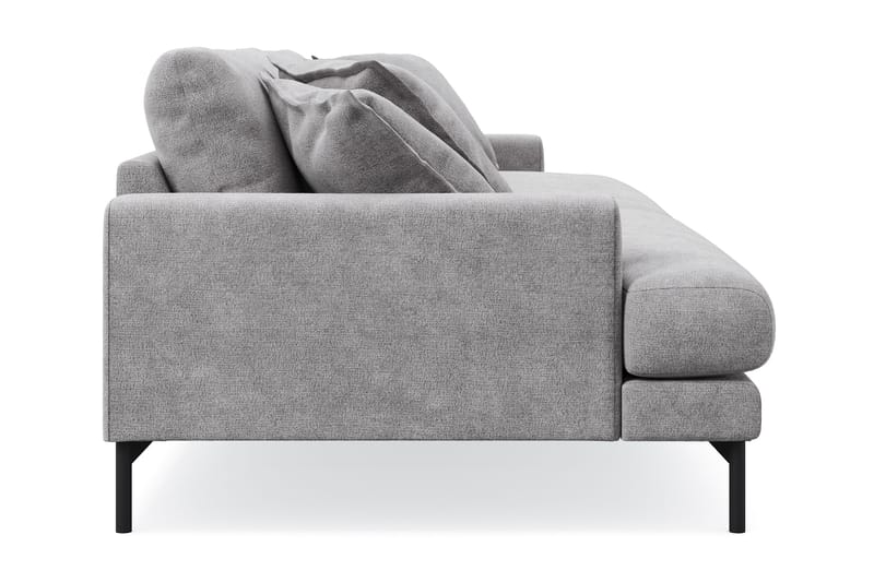 Menard Premium 4-personers dyb sofa i chenille - Grå - Møbler - Sofaer - 4 personers sofa