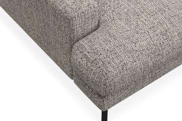 Menard Premium 5-personers højrevendt L-formet dyb chaiselongsofa i chenille - Grå - Møbler - Sofaer - Sofa med chaiselong