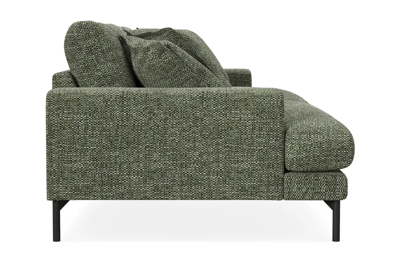 Menard Premium 4-seters Dyp Sofa i Chenille - Grønn - Møbler - Sofaer - 4 personers sofa