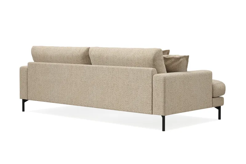Menard Premium 4-personers dyb sofa i chenille - Beige - Møbler - Sofaer - 4 personers sofa