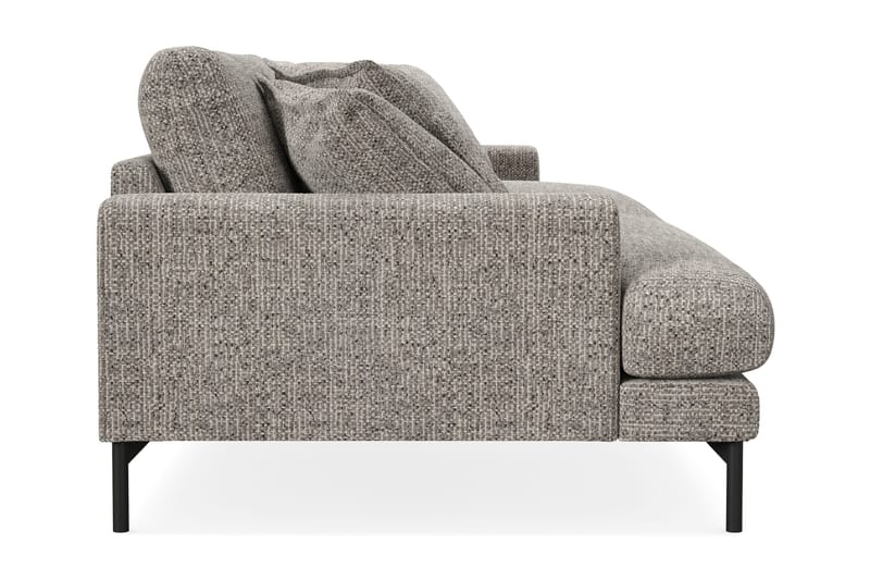 Menard Premium 4-personers dyb sofa i chenille - Grå - Møbler - Sofaer - 4 personers sofa