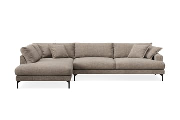 Menard Premium 5-seters Venstrevendt L-formet Dyp Sjeselongsofa i Chenille
