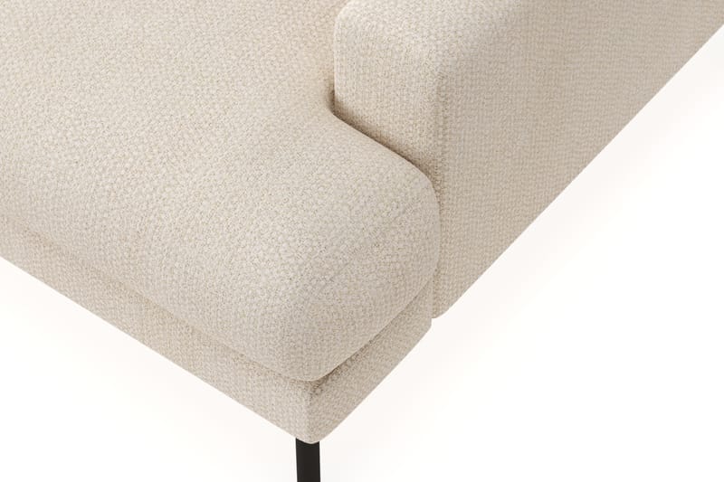 Menard Premium 5-seters Venstrevendt L-formet Dyp Sjeselongsofa i Chenille - Lys Beige - Møbler - Sofaer - Sofa med chaiselong