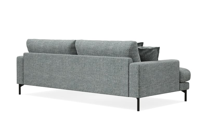 Menard Premium 4-seters Dyp Sofa i Chenille - Grå/Blå - Møbler - Sofaer - 4 personers sofa