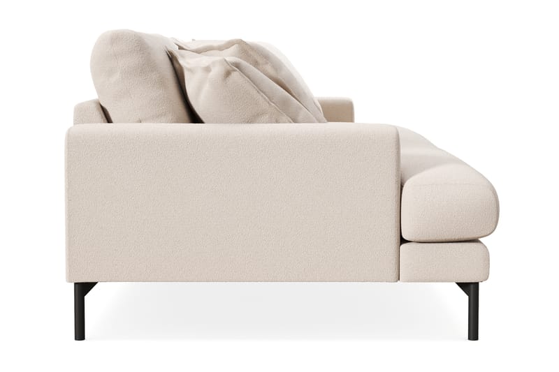 Menard Premium 4-seters Dyp Sofa i Bouclé - Lys Beige - Møbler - Sofaer - 4 personers sofa