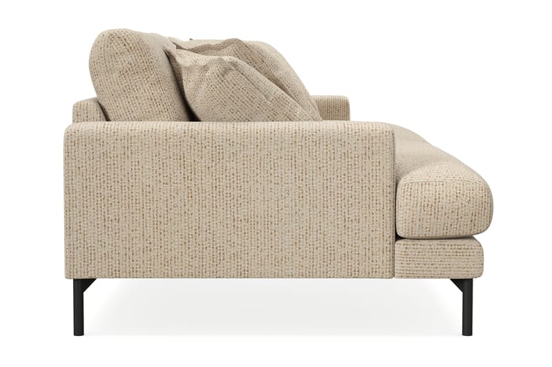 Menard Premium 4-seters Dyp Sofa i Chenille - Beige - Møbler - Sofaer - 4 personers sofa