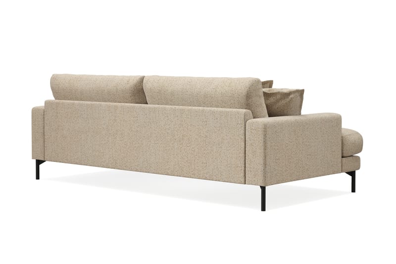 Menard Premium 4-seters Dyp Sofa i Chenille - Beige - Møbler - Sofaer - 4 personers sofa