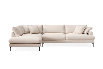 Menard Premium 5-seters Venstrevendt L-formet Dyp Sjeselongsofa i Bouclé