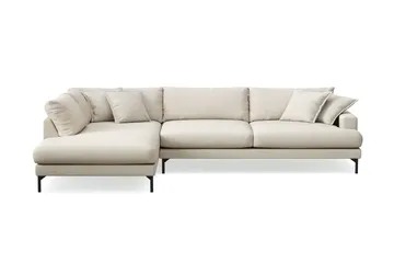 Menard Premium 5-personers venstrevendt L-formet dyb chaiselongsofa i stof
