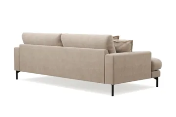 Menard Premium 4-personers dyb sofa i stof - Beige - Møbler - Sofaer - 4 personers sofa