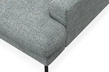 Menard Premium 5-personers venstrevendt L-formet dyb chaiselongsofa i chenille - Grå/Blå - Møbler - Sofaer - Sofa med chaiselong