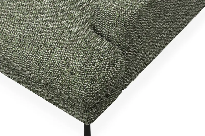 Menard Premium 5-seters Venstrevendt L-formet Dyp Sjeselongsofa i Chenille - Grønn - Møbler - Sofaer - Sofa med chaiselong