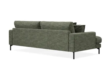 Menard Premium 4-personers dyb sofa i chenille - Grøn - Møbler - Sofaer - 4 personers sofa