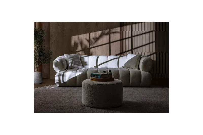 Mississauga Sofa 3-personers - Hvid - Møbler - Sofaer - 3 personers sofa