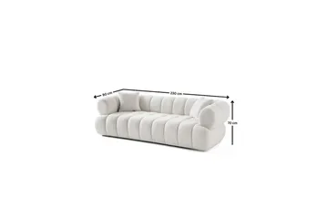 Mississauga Sofa 3-personers - Hvid - Møbler - Sofaer - 3 personers sofa