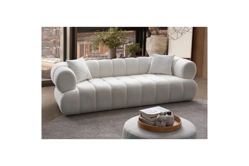 Mississauga Sofa 3-personers - Hvid - Møbler - Sofaer - 3 personers sofa