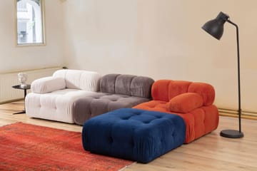 Belgin Modulsofa 3-personers - Rød/Hvid - Møbler - Sofaer - Modulsofaer - Komplet modulsofa