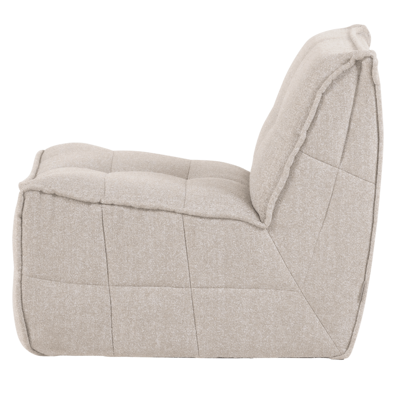 1-personers modul Cluster 105 cm - Sand - Møbler - Sofaer - Modulsofaer - Midtermodul
