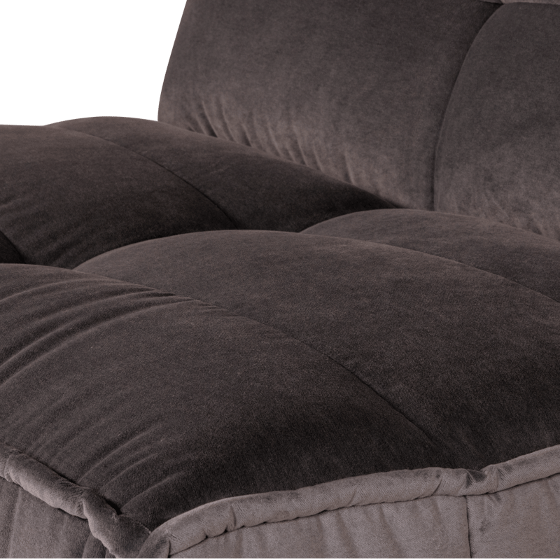 1-personers modul Cluster 105 cm - Chokoladebrun - Møbler - Sofaer - Modulsofaer - Midtermodul