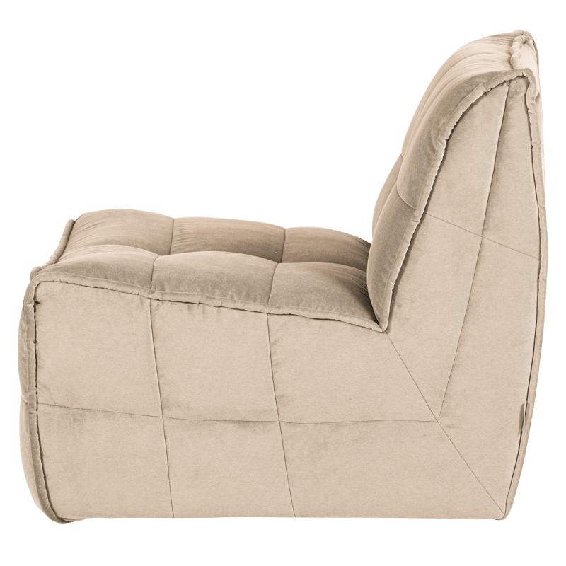 1-personers modul Cluster 105 cm - Beige - Møbler - Sofaer - Modulsofaer - Midtermodul
