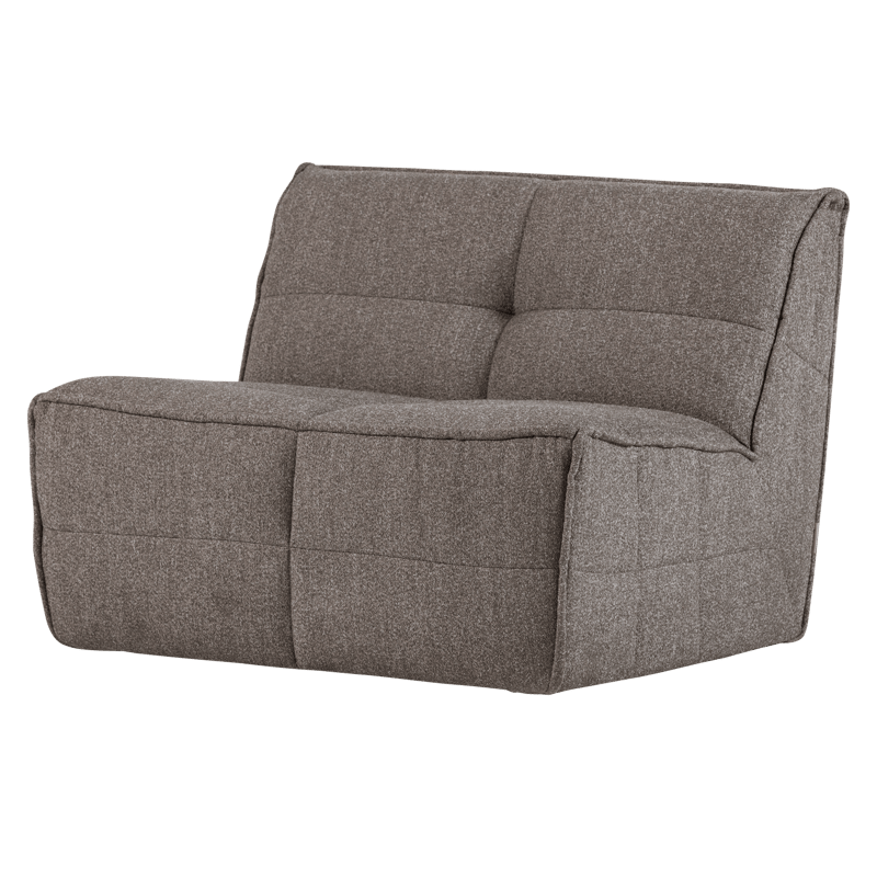 1-personers modul Cluster 105 cm, Mellembrun