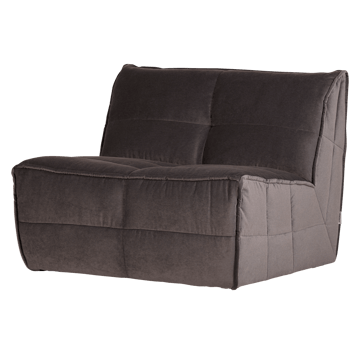 1-personers modul Cluster 105 cm - Chokoladebrun - Møbler - Sofaer - Modulsofaer - Midtermodul