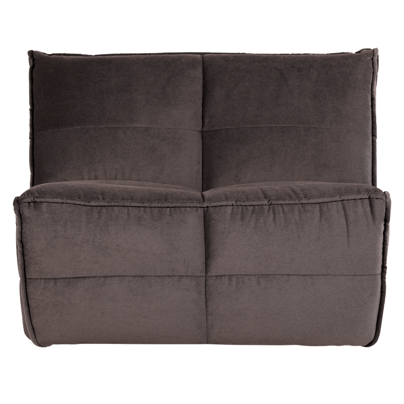 1-personers modul Cluster 105 cm - Chokoladebrun - Møbler - Sofaer - Modulsofaer - Midtermodul